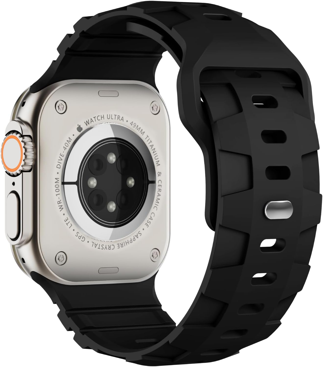 Suitisbest Correas deportivas compatibles con Apple Watch Ultra BandApple Watch Ultra 2 Band 1.929 in 1.772 in 1.732 in 1.654 in para hombres,