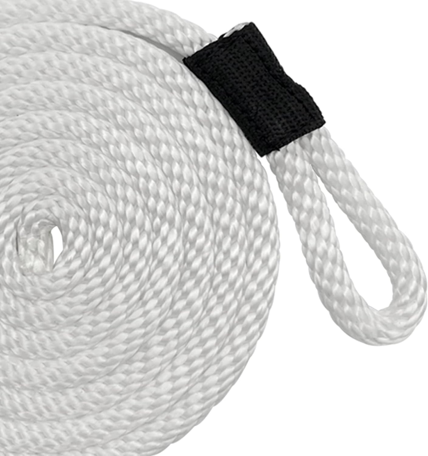ISURE MARINE 4 piezas de cuerda de parachoques de barco de nailon trenzado doble de 6.5 x 38 pulgadas, líneas de guardabarros de barco, flotadores
