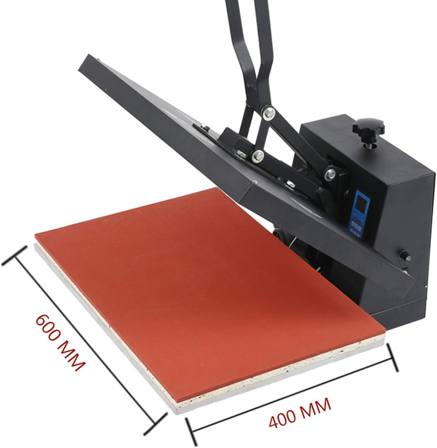 HENHAIY Máquina de prensa de calor de gran tamaño de 16 x 24 pulgadas, camiseta de calentamiento rápido con control digital de 2800 W, equipo de
