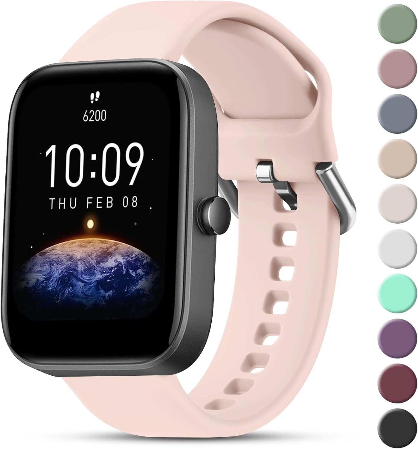 Bandas para Amazfit Bip 3  Bip 3 Pro Band mujeres hombres, Amazfit Bip U Pro  Bip  Bip Lite  Bip S lite  Bip S lite  Bip U, correa de repuesto de