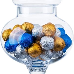 Diamond Star Tarros de boticario de vidrio con tapas para bufé de dulces, tarros de boticario para baño, barra de dulces, cocina, (altura 12 Diamond Star Tarros de boticario de vidrio con tapas para bufé de dulces, tarros de boticario para baño, barra de dulces, cocina, (altura 12