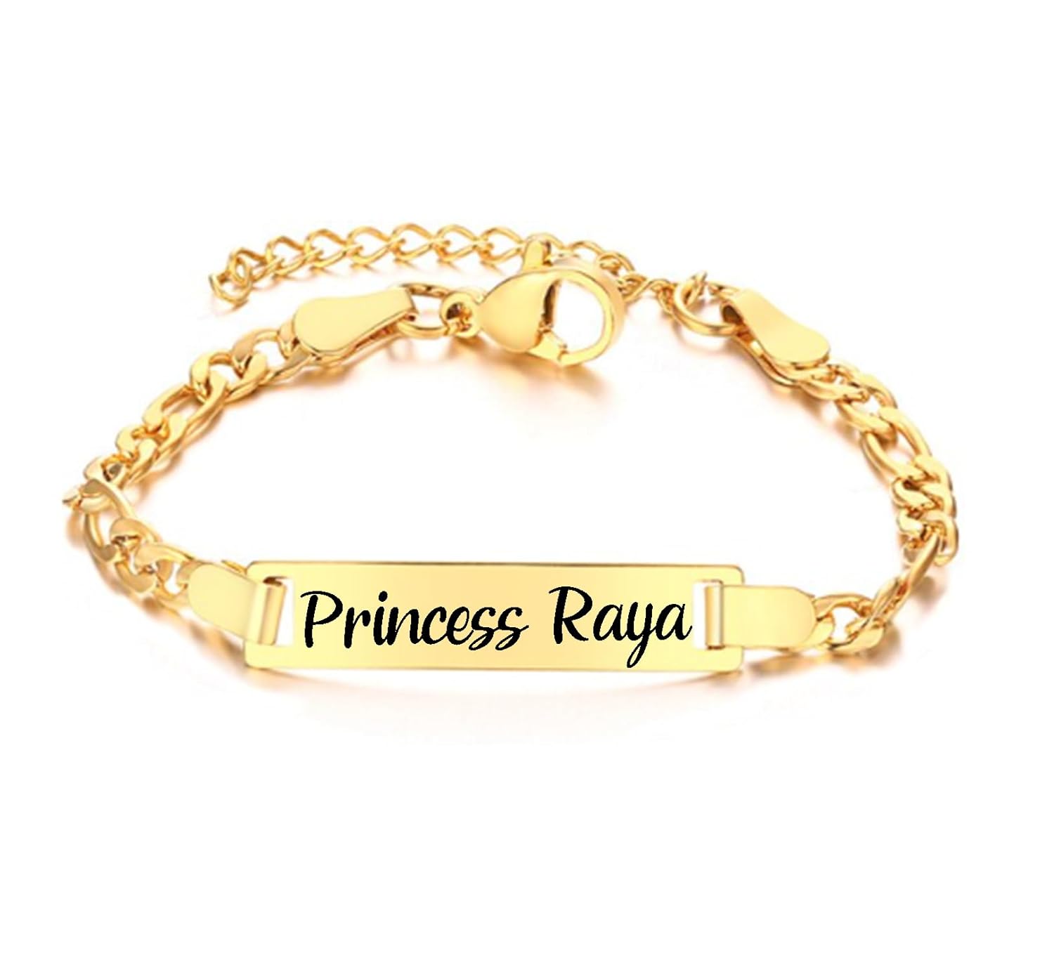 14ct Gold Filled Baby Bracelet Custom Engraved Charm Baby Bracelet-Engraved Name Bracelet- 14ct Gold Filled Baby Bracelet, Gold Plated Dainty baby