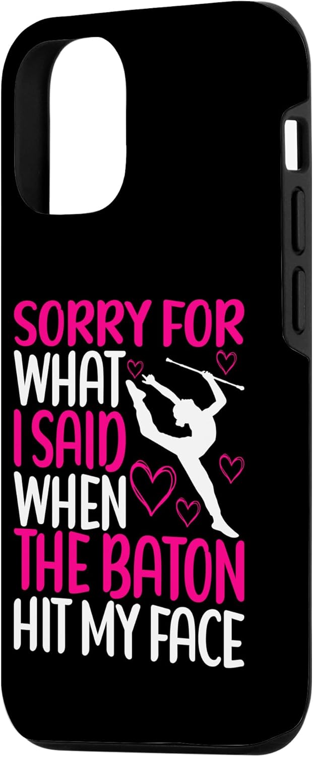Funda para iPhone 14 Baton Twirling Outfit Majorette Baton Twirler