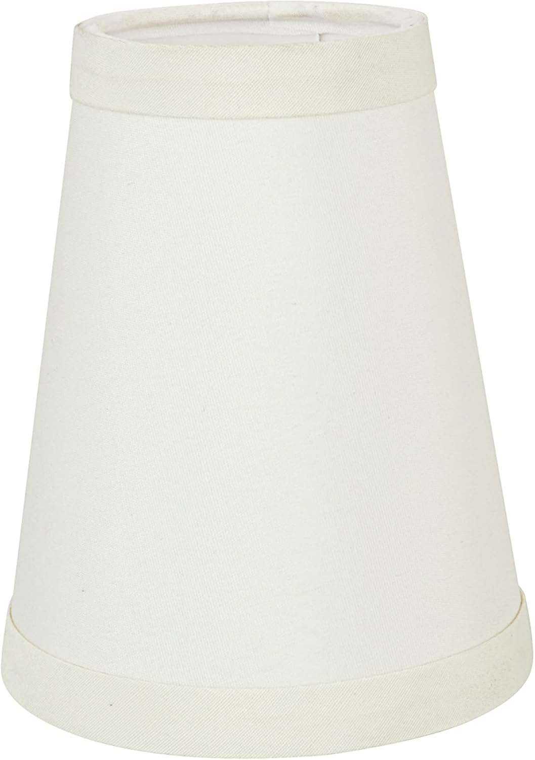Aspen Creative 32666-2 Juego de pantallas de lámpara con clip con forma de imperio pequeño (paquete de 2), diseño de transición en blanco, 4