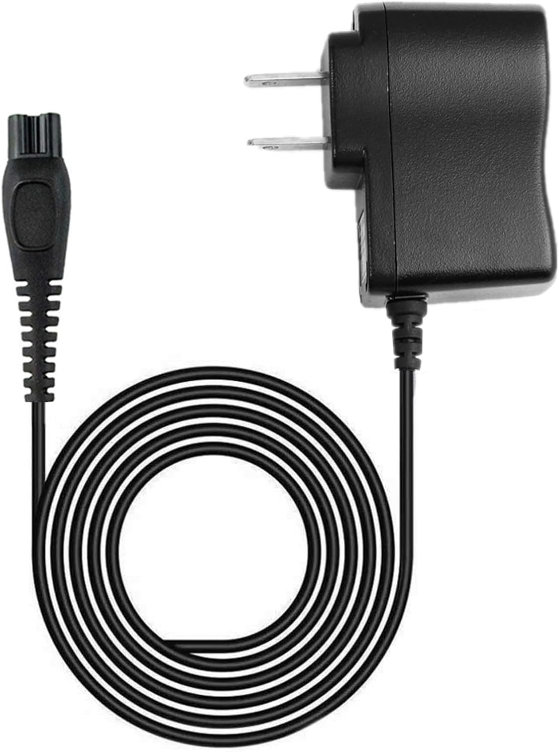 (4 pies) Adaptador de CA CC compatible con Philips BRE70001, BRE70004 (no compatible con otros modelos) depiladora, depiladora, afeitadora, fuente