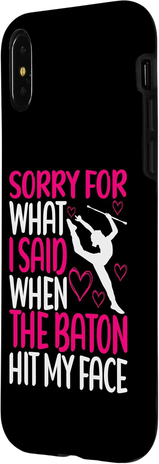 Funda para iPhone XXS Baton Twirler Majorette Baton Twirler