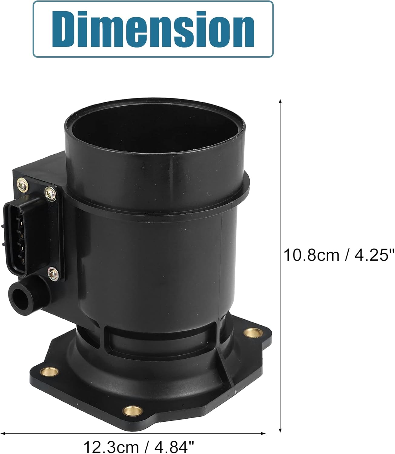 X AUTOHAUX Sensor de flujo de aire de masa de coche Reemplazo 22680-AA160 para Subaru Forester Base L S 2.5L H4-Gas 1998
