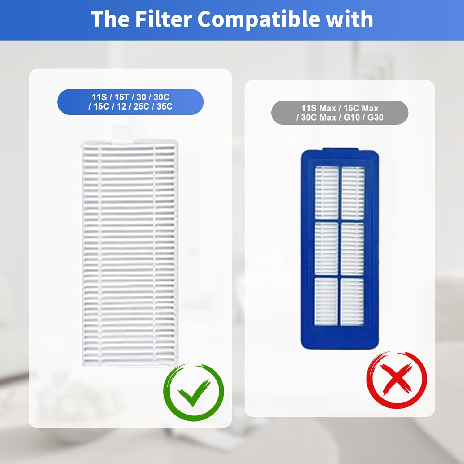 Paquete de 22 piezas de repuesto compatibles con Eufy RoboVac 11S, RoboVac 30, RoboVac 30C, RoboVac 15C, RoboVac 12, RoboVac 35C, accesorios