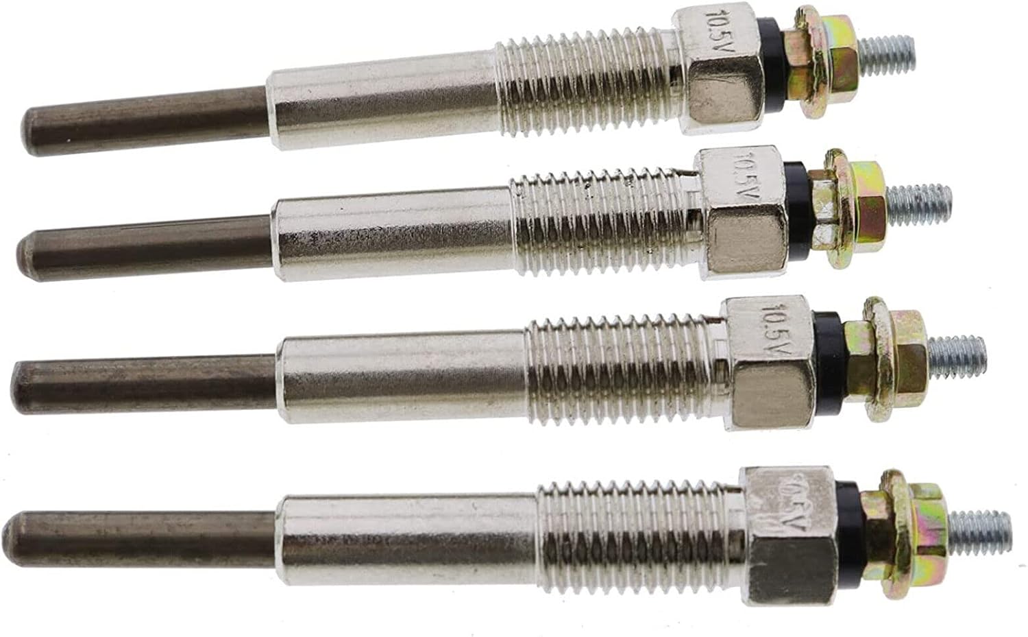 9-82511978-0 Bujía incandescente 4 unidades para motor diesel Isuzu C240 C240PKG C240PKJ C190 C201 C221 4BA1 D500 TLD23 3AA1