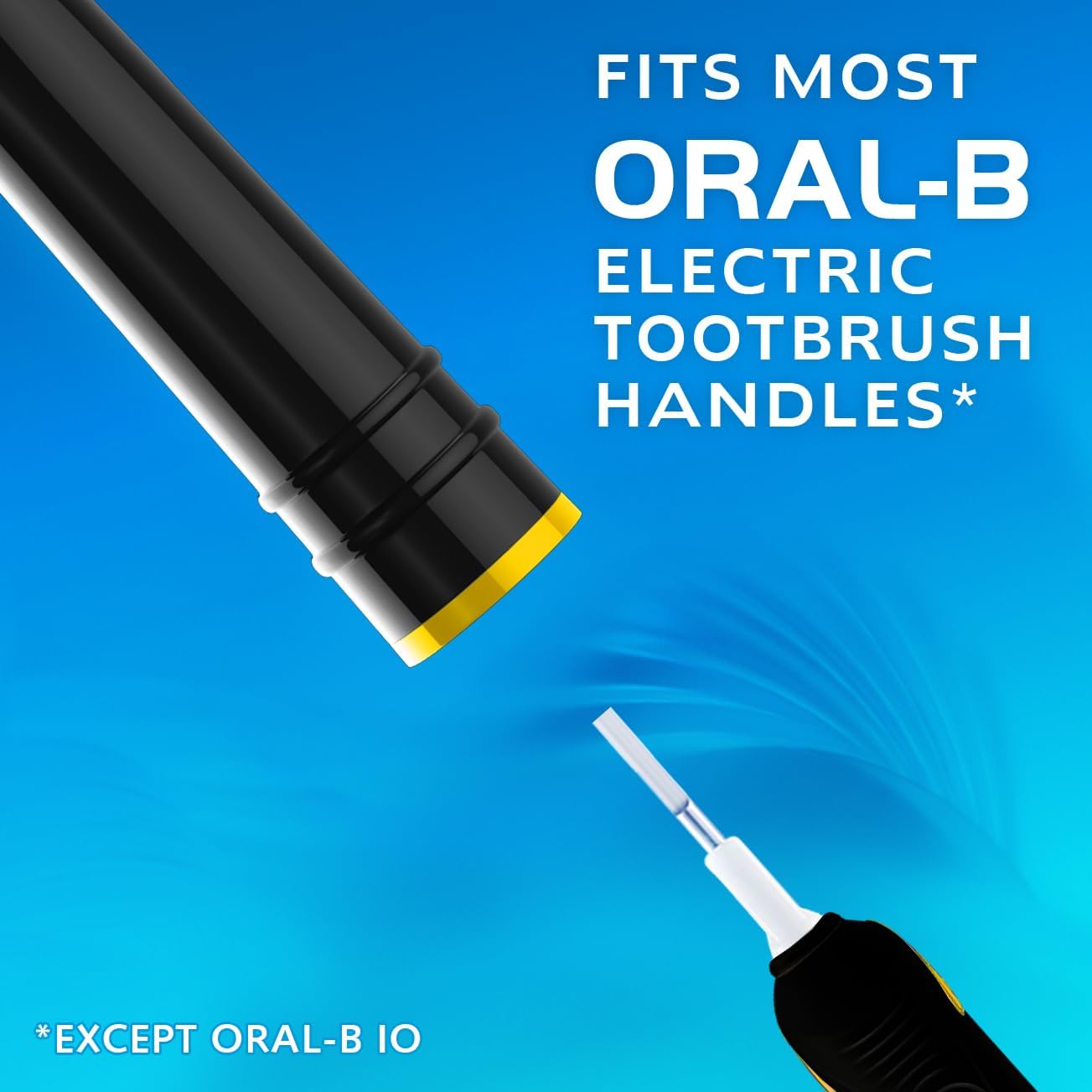 Cabezales de cepillo de repuesto de carbón de bambú aptos para cepillos de dientes eléctricos Oral B, 8 unidades, negro, repuesto de cerdas con