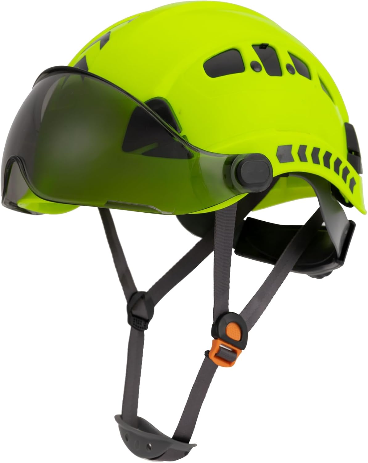 LOHASTOUR Safety Helmet for Construction Vented Hard Hat with Chin Strap ANSI Z89.1 Approved 6 pt Adjustable Suspension Construction Helmet for Men