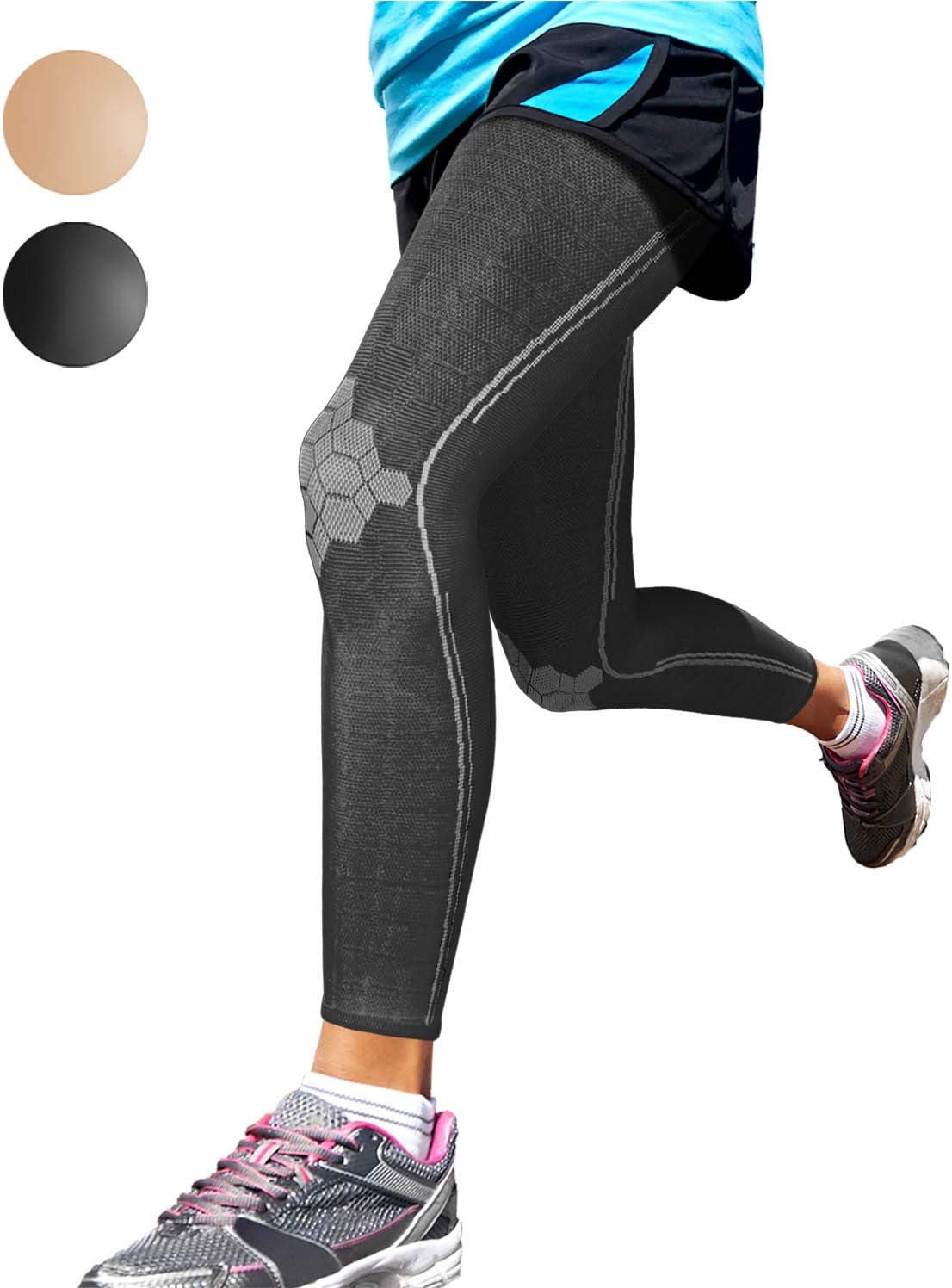 Sparthos Mangas de compresión para piernas, ayuda en la recuperación y apoya el estilo de vida activo, innovadora mezcla elástica transpirable,