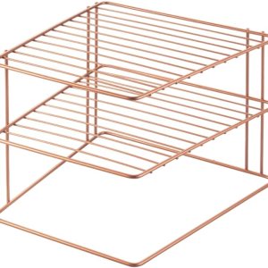 Metaltex Palio – Estantería esquinera (2 niveles, 9.8 x 9.8 x 7.5 in), color cobre Metaltex Palio – Estantería esquinera (2 niveles, 9.8 x 9.8 x 7.5 in), color cobre