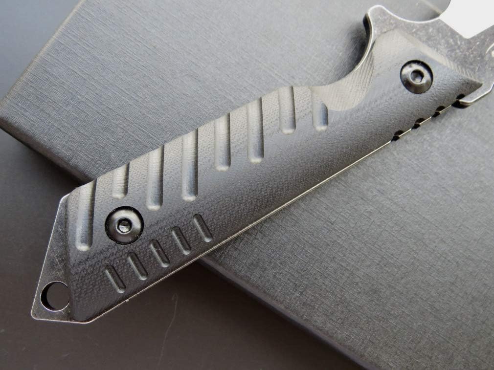 Eafengrow EF105 KNFE Hoja fija 440C Hoja de acero inoxidable G10 Mango Heavy Duty Cuchillos fijos EDC Cuchillo táctico para senderismo al aire libre