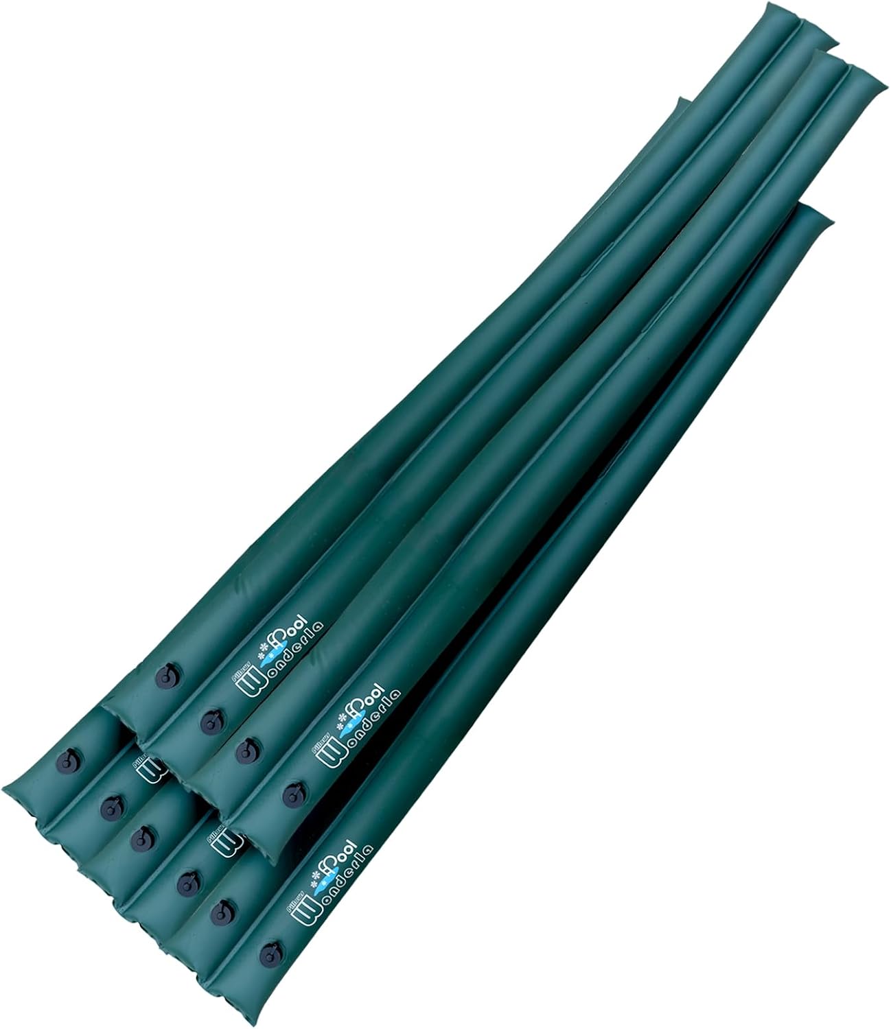 Wonderla Bolsas de agua para piscina (paquete de 5), tubos de agua de doble cámara súper duraderos de 10 pies, vinilo de 0.016 in (calibre 27)