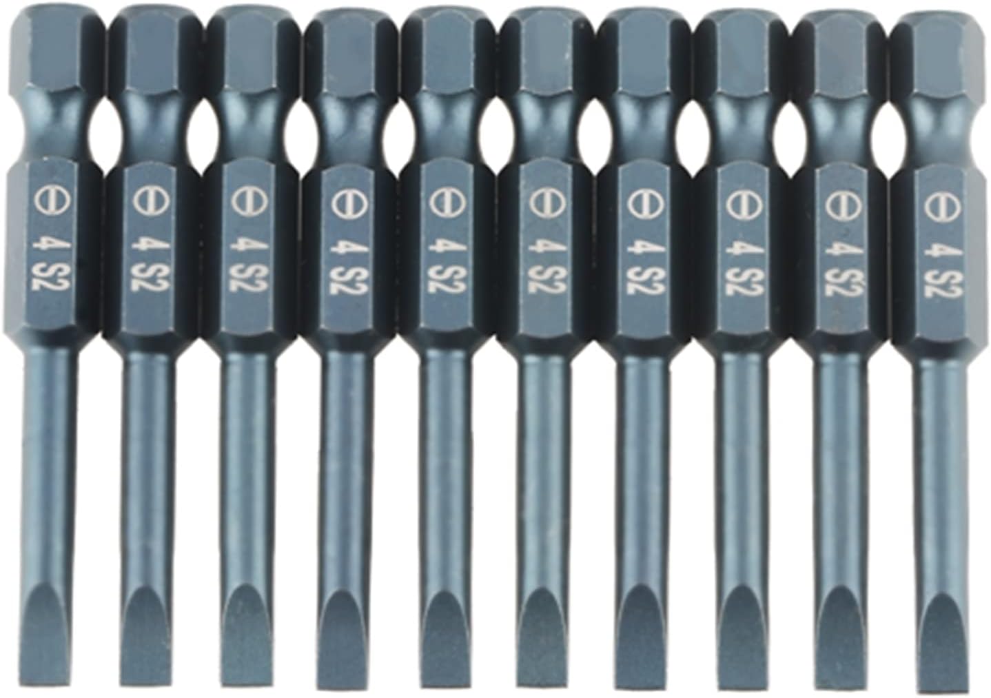 Brocas de destornillador de acero de aleación S2, puntas de destornillador de cabeza plana, puntas de destornillador de acero de 14 pulgadas, puntas
