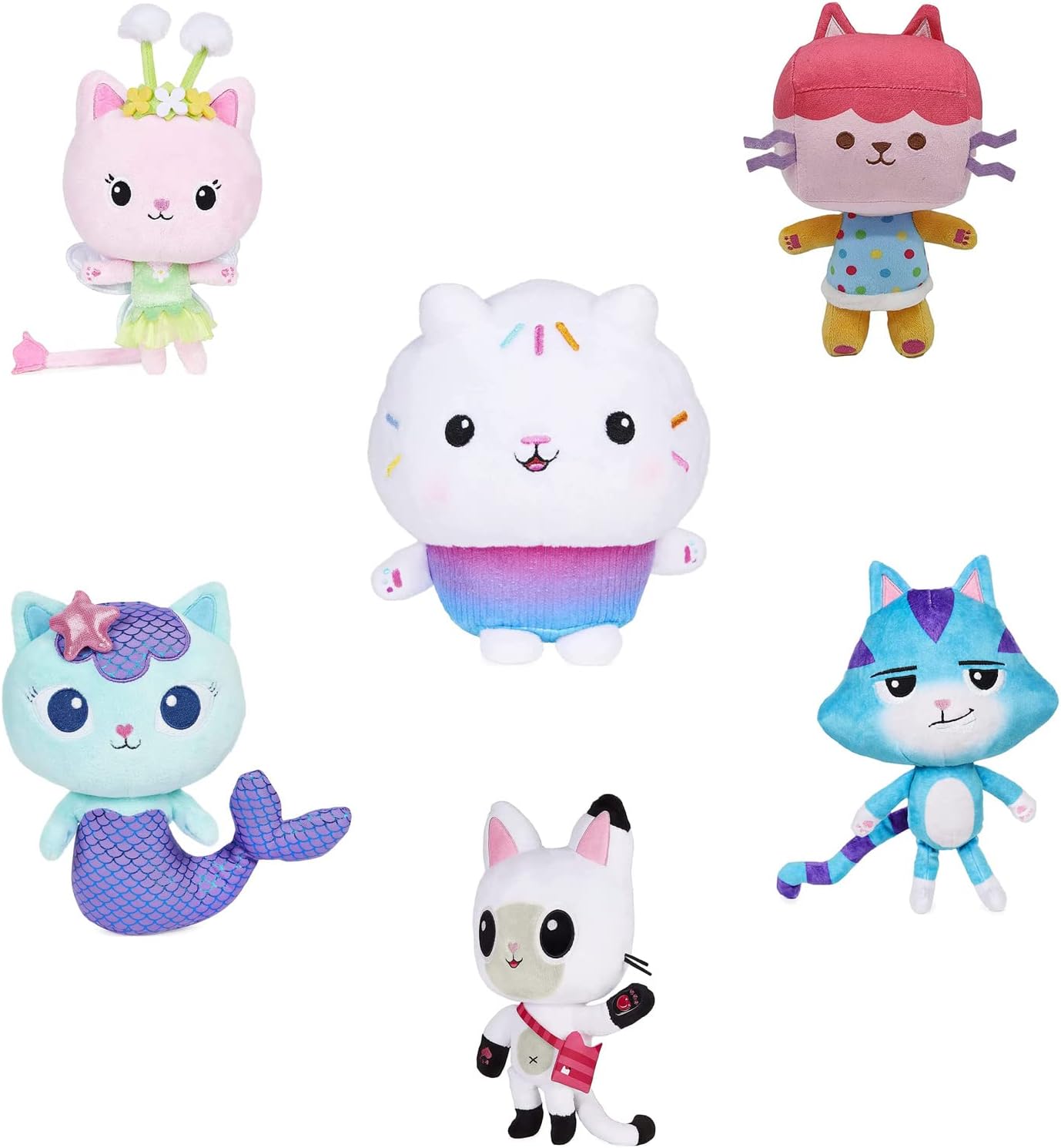 Kitty Fairy Baby Box Mercat Pandy Paws Cakey Catrat, juguetes de peluche suaves y tiernos para niños