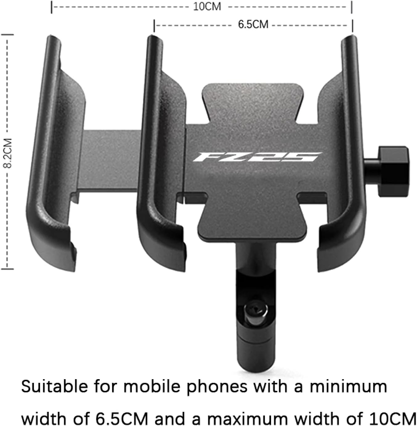 para Y-amaha FZ25 FZ-25 FZ 25 accesorios para todo el año, manillar de motocicleta, soporte de teléfono celular, soporte GPS, manillar plateado