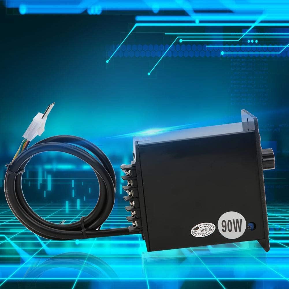 Berm US-52 Controladores de velocidad del motor regulador de motor continuo con potenciómetro roscado perilla 3.96 interfaz AC220V 5060Hz (90W)