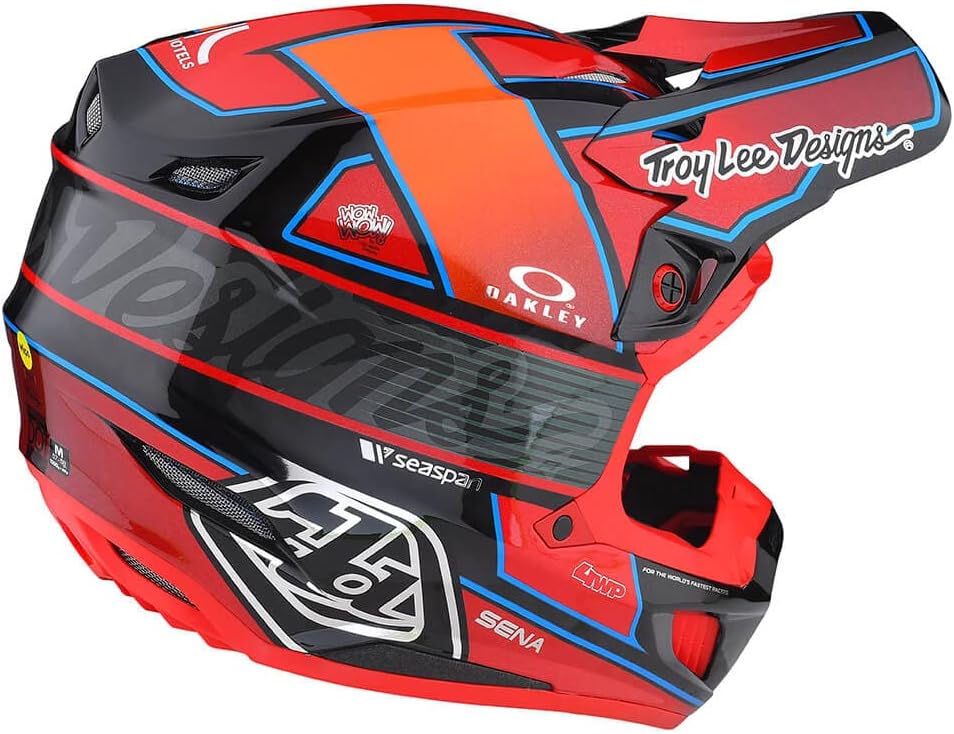 Troy Lee Designs SE5 Carbon Team – Casco de motocross para adultos con MIPS  Cara completa para motocicleta todoterreno, todoterreno, ATV