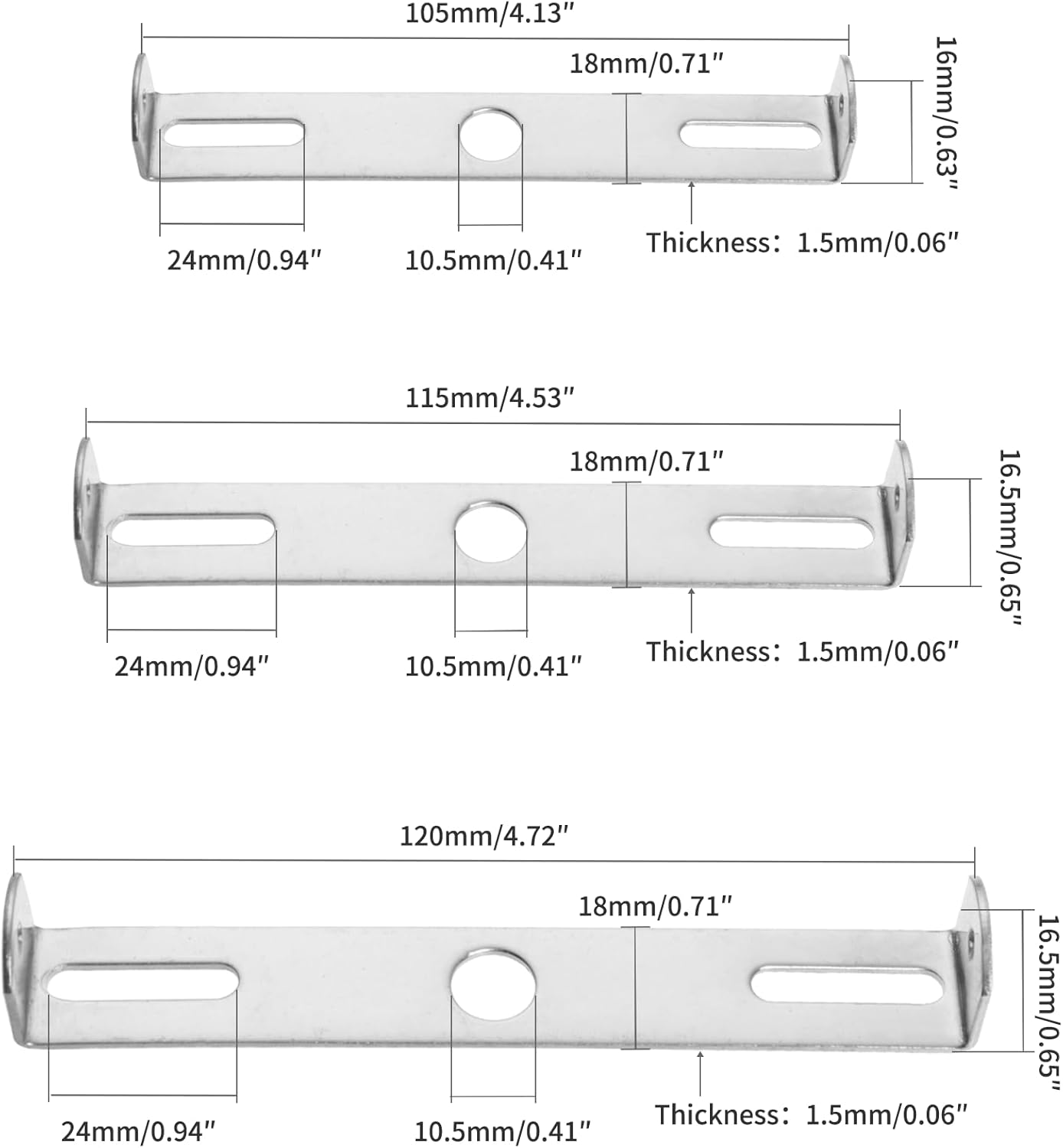 Soporte de montaje de lámpara de 4.1 a 4.7 pulgadas, kit cuadrado, placa de luz de techo, soporte de montaje en pared, barra transversal para