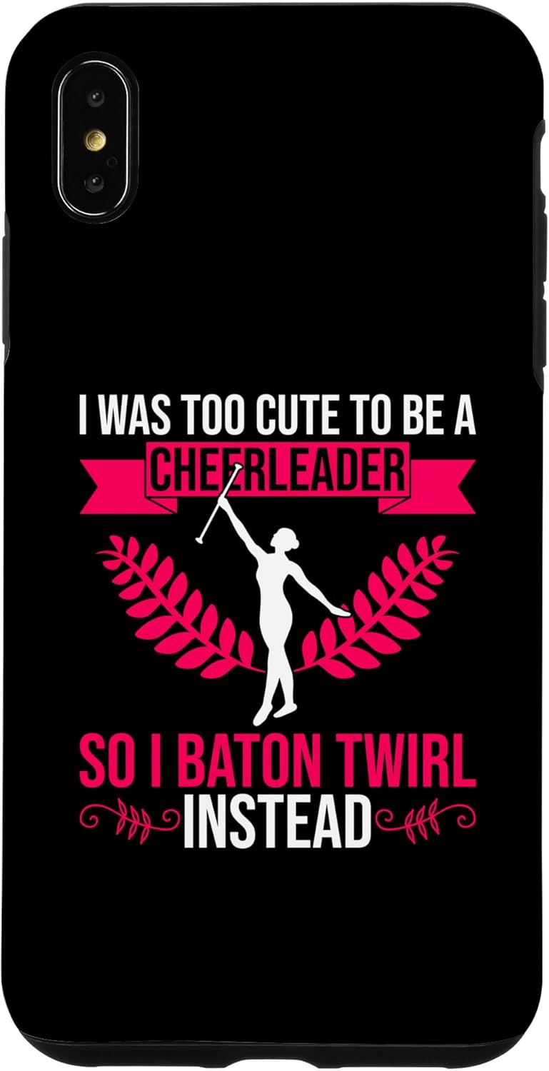 Funda para iPhone XS Max Baton Twirler para Majorette Cheerleader