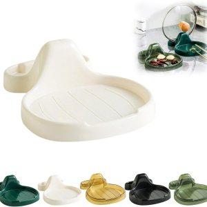 Espátula de cocina multifunción, soporte para espátulas de cocina, soporte para cuchara con soporte para tapa, soporte de cuchara de plástico de Espátula de cocina multifunción, soporte para espátulas de cocina, soporte para cuchara con soporte para tapa, soporte de cuchara de plástico de