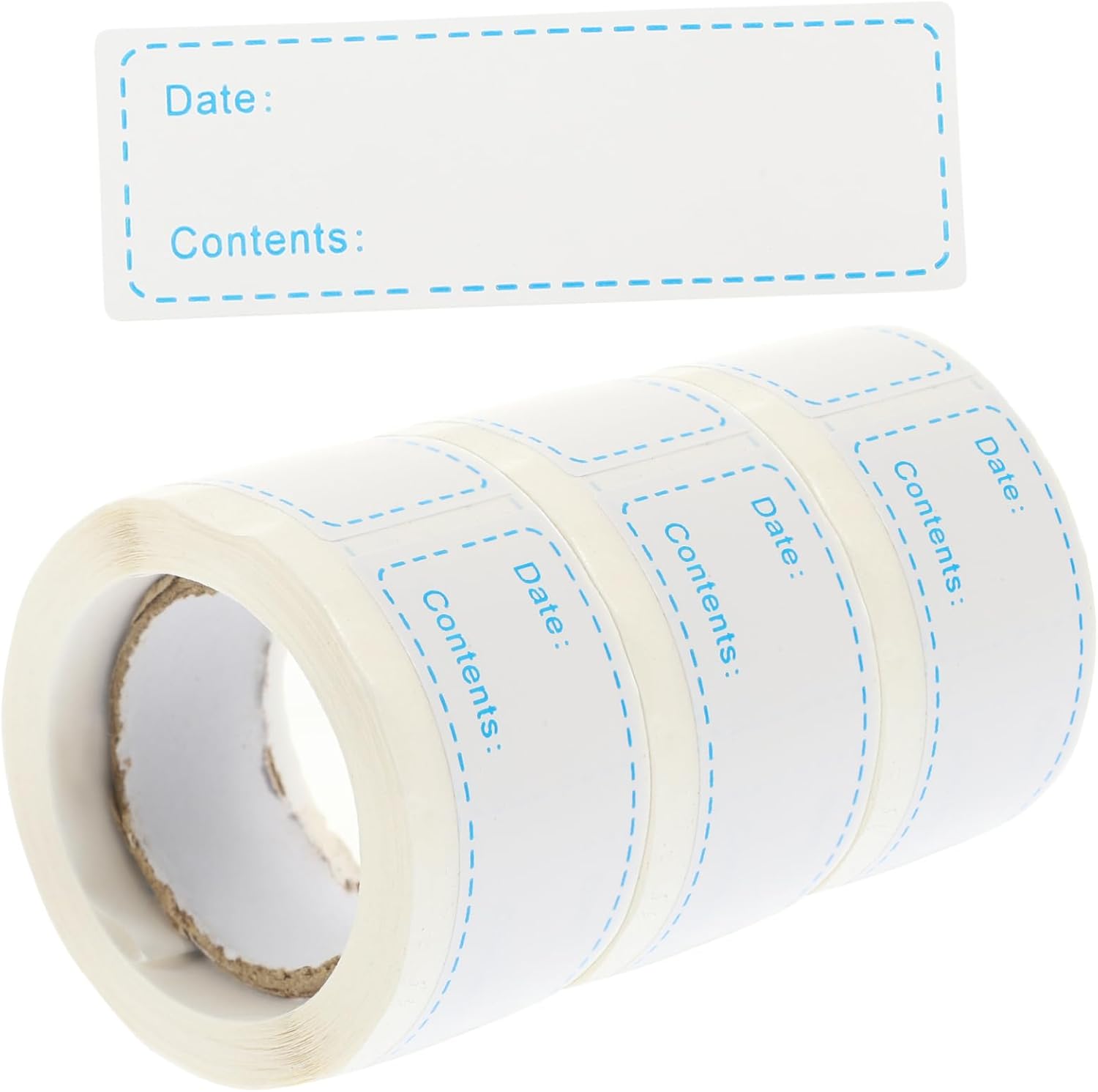 ABOOFAN 15 Rolls Self-Adhesive Label Kitchen Food Labels Food Preparation Days Labels Freezer Food Storage Label Removable Food Labels Food Tags