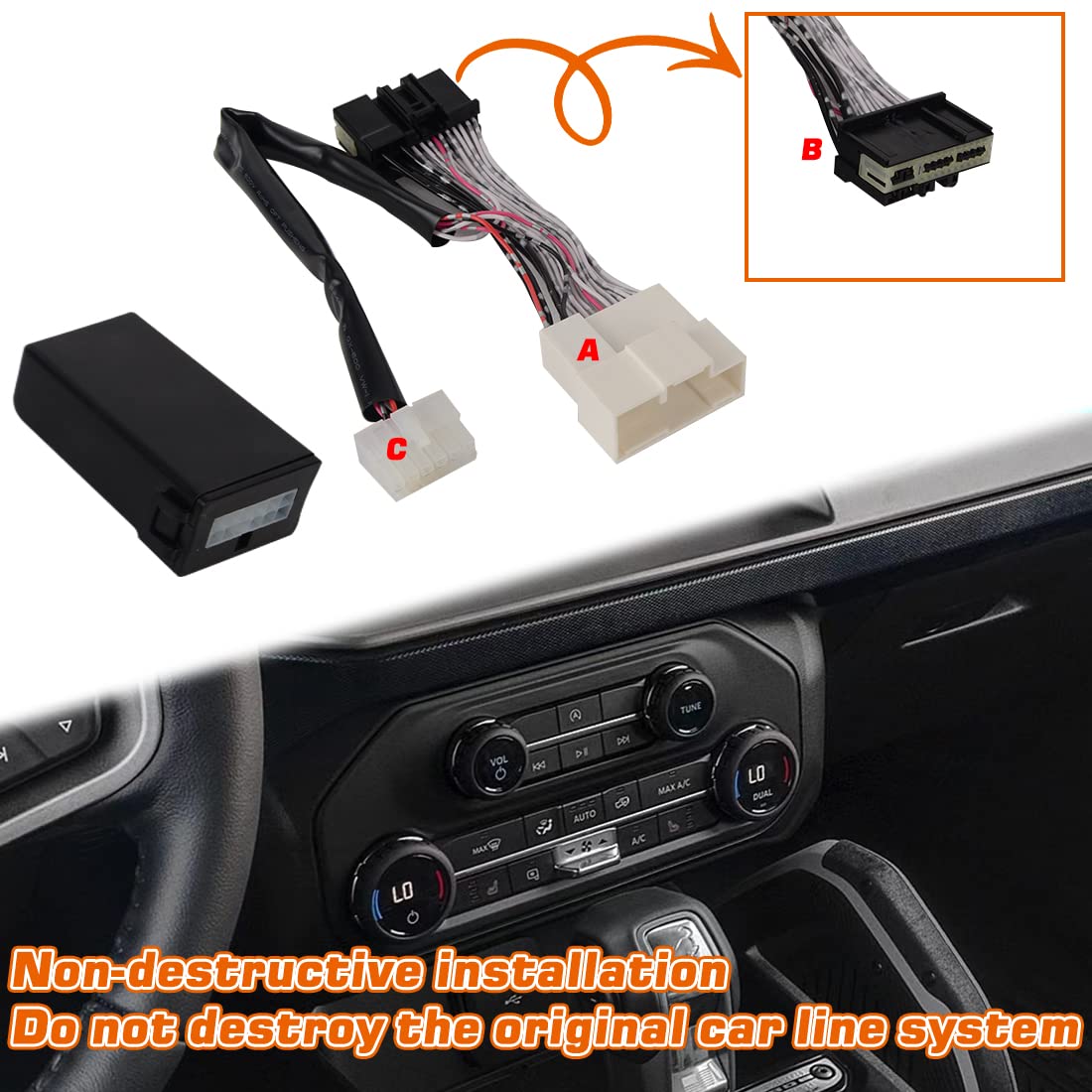 Auto Start Stop Eliminator 2021-2024 Bronco Auto Start Stop EliminatorEliminadorDesactivarCancelar Cable del dispositivo (no apto para Bronco