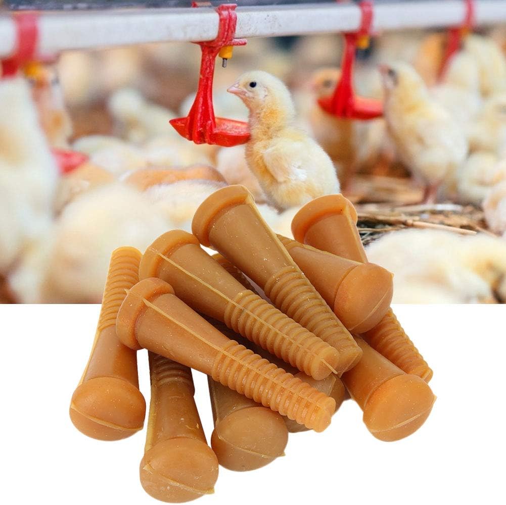 GLOGLOW Dedos de desplumado, 10 unidades de goma para pollo, dedos de aves de corral, plumas, palillos de desplumado para pato, codorniz, ganso,