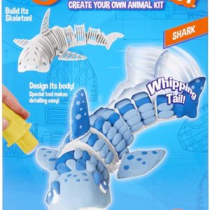 Crayola Build A Beast Shark, modelo Magic Craft Kit, regalo de Pascua para niños, 5, 6, 7, 8 Crayola Build A Beast Shark, modelo Magic Craft Kit, regalo de Pascua para niños, 5, 6, 7, 8