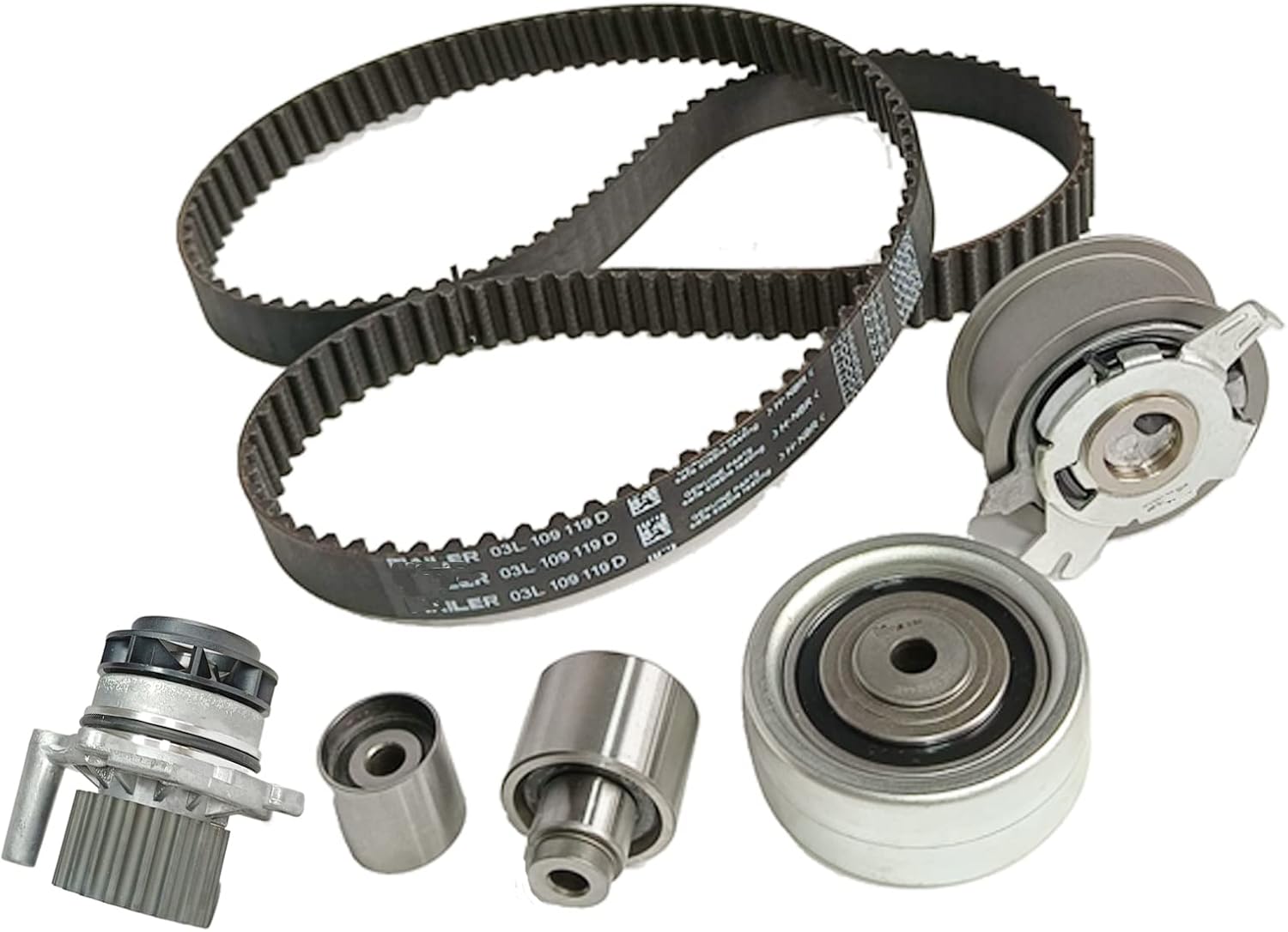 Kit de correa de distribución con bomba de agua motor diesel apto para Audi A4 Q5 Volkswagen Tiguan Jetta 1.6T 2.0T #03L198119F 03L121011