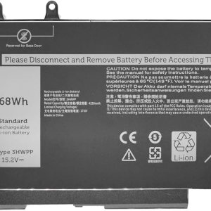 3HWPP – Batería de repuesto de 15.2 V 68 Wh, compatible con Dell Latitude 5401 5410 5411 5501 5510 5511 Precision 3541 3551 Series Laptop 03HWPP 3HWPP – Batería de repuesto de 15.2 V 68 Wh, compatible con Dell Latitude 5401 5410 5411 5501 5510 5511 Precision 3541 3551 Series Laptop 03HWPP