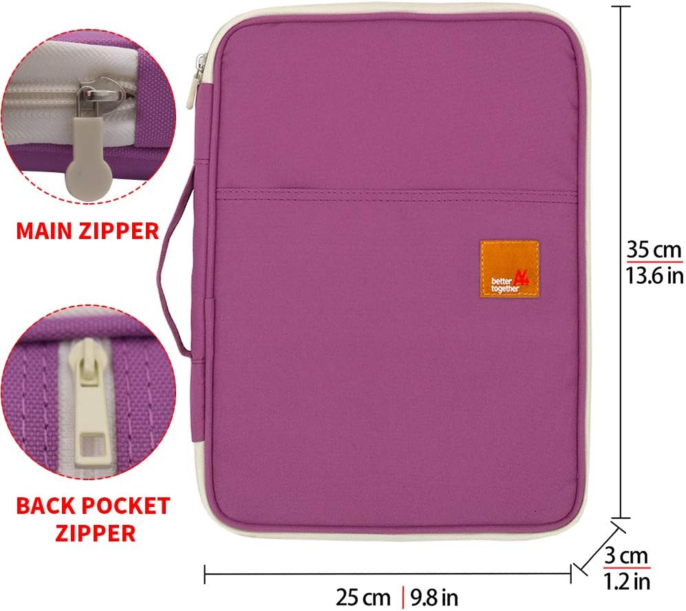 Mygreen universal de viaje organizadorelectrónicos accesorios bolsaarchivo de documento Bolsa, Púrpura), MG16600PLL