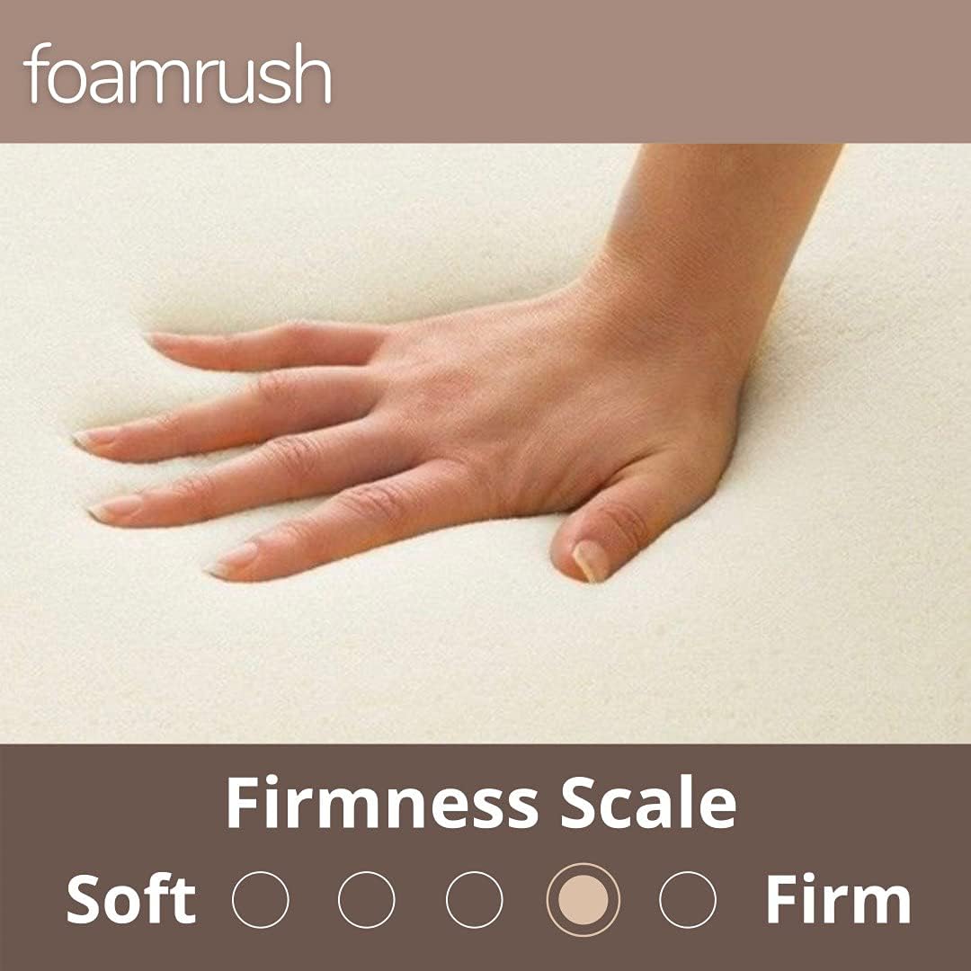 FoamRush Espuma de tapicería de alta densidad de alta densidad de 3 x 16 x 16 pulgadas de diámetro, taburetes de barra, cojín de asiento, inserto de