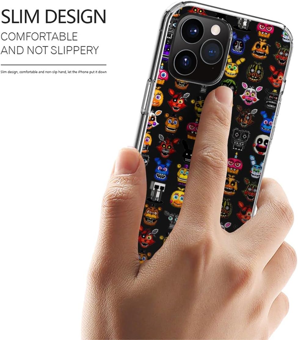Funda para teléfono compatible con Samsung 15, iPhone 14, 13 Xr Multiple Se 2020, Animatronics 7, 12, 11, 11, 12, 8, 2016, 6, 14 Pixel Pro Max,