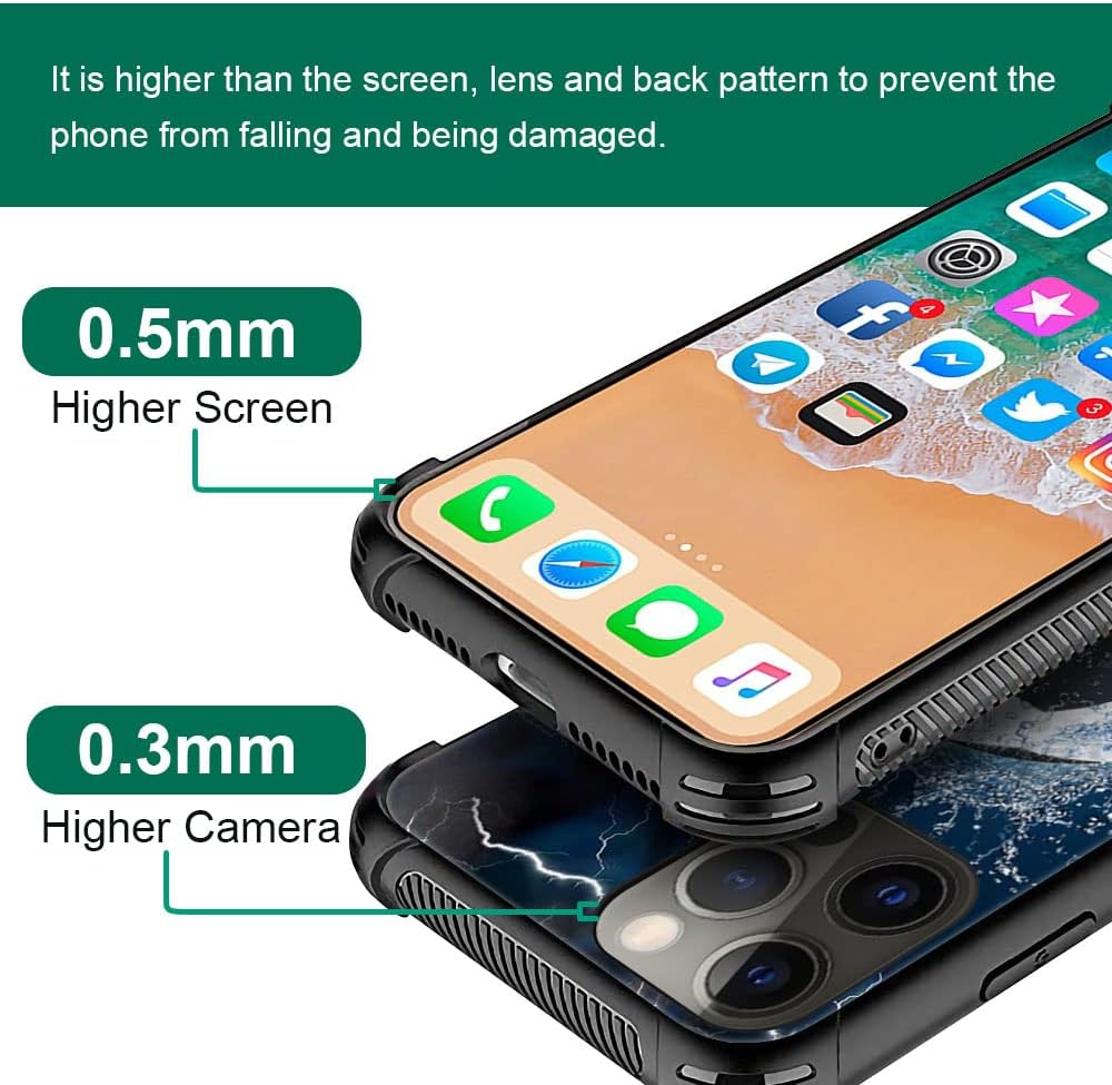 DAIZAG Funda compatible con iPhone 14, funda de teléfono de fútbol de fuego de hielo, a prueba de golpes, funda de teléfono de TPU suave para niños