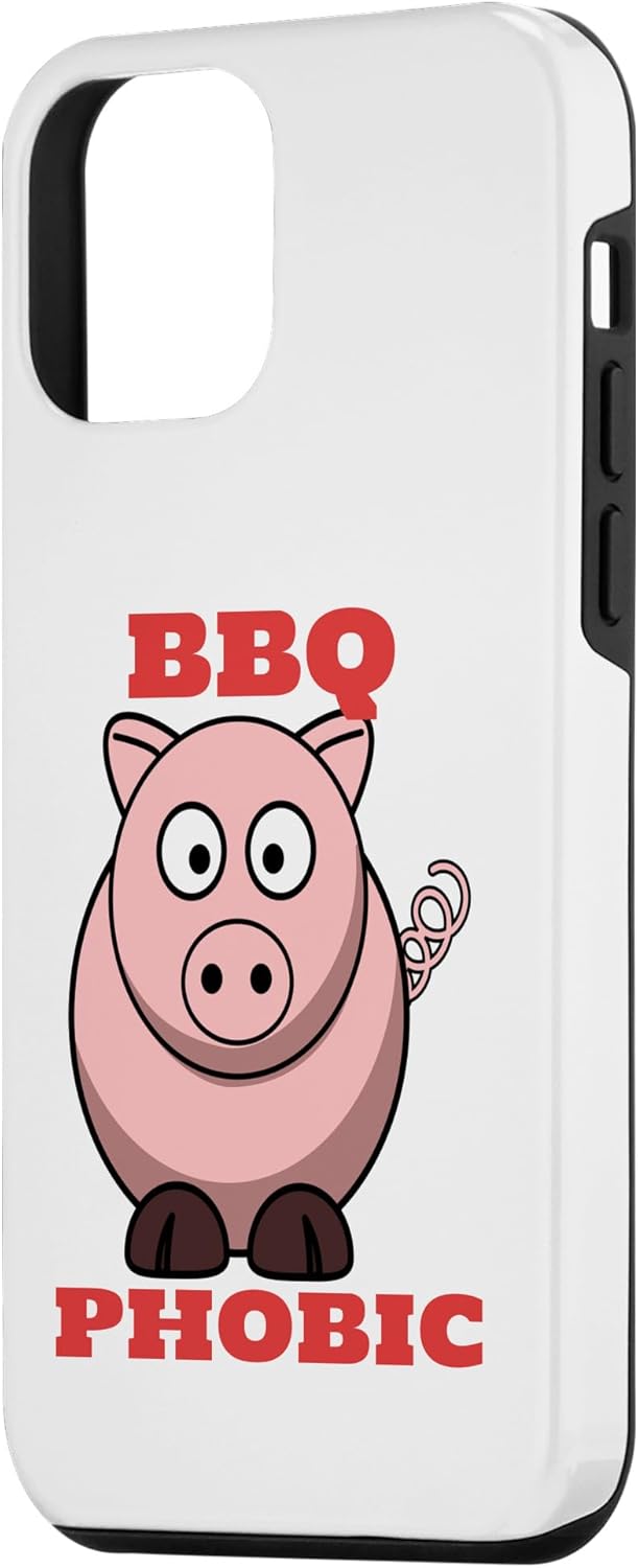 iPhone 12 mini Cartoon Pig BBQ Phobic Case