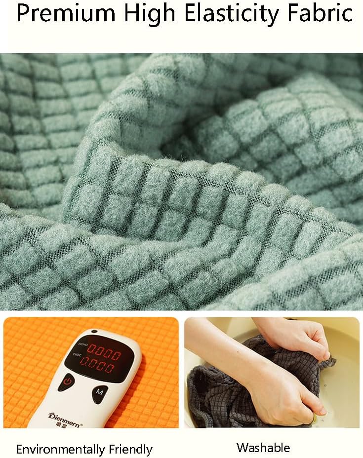 Funda para reposabrazos de sofá resistente a los arañazos, funda elástica elástica para brazos, protectores de brazo de sofá suaves y cómodos para