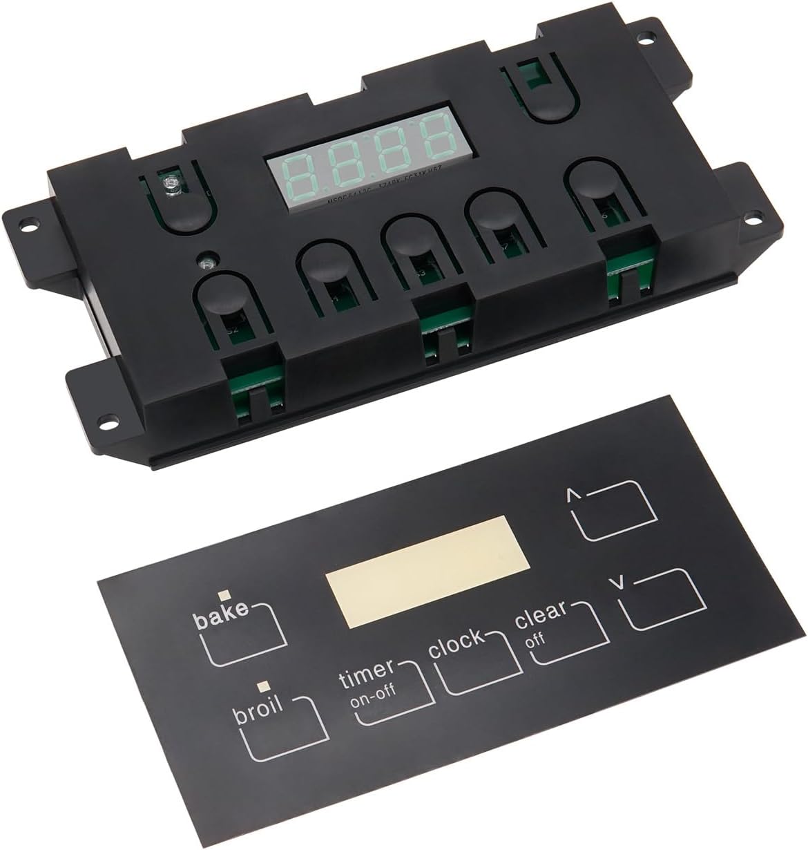 316455410 Placa de control de horno (incluye superposición) – Compatible con Elec-trolux Frigidaire reemplaza 316222800, 316222802