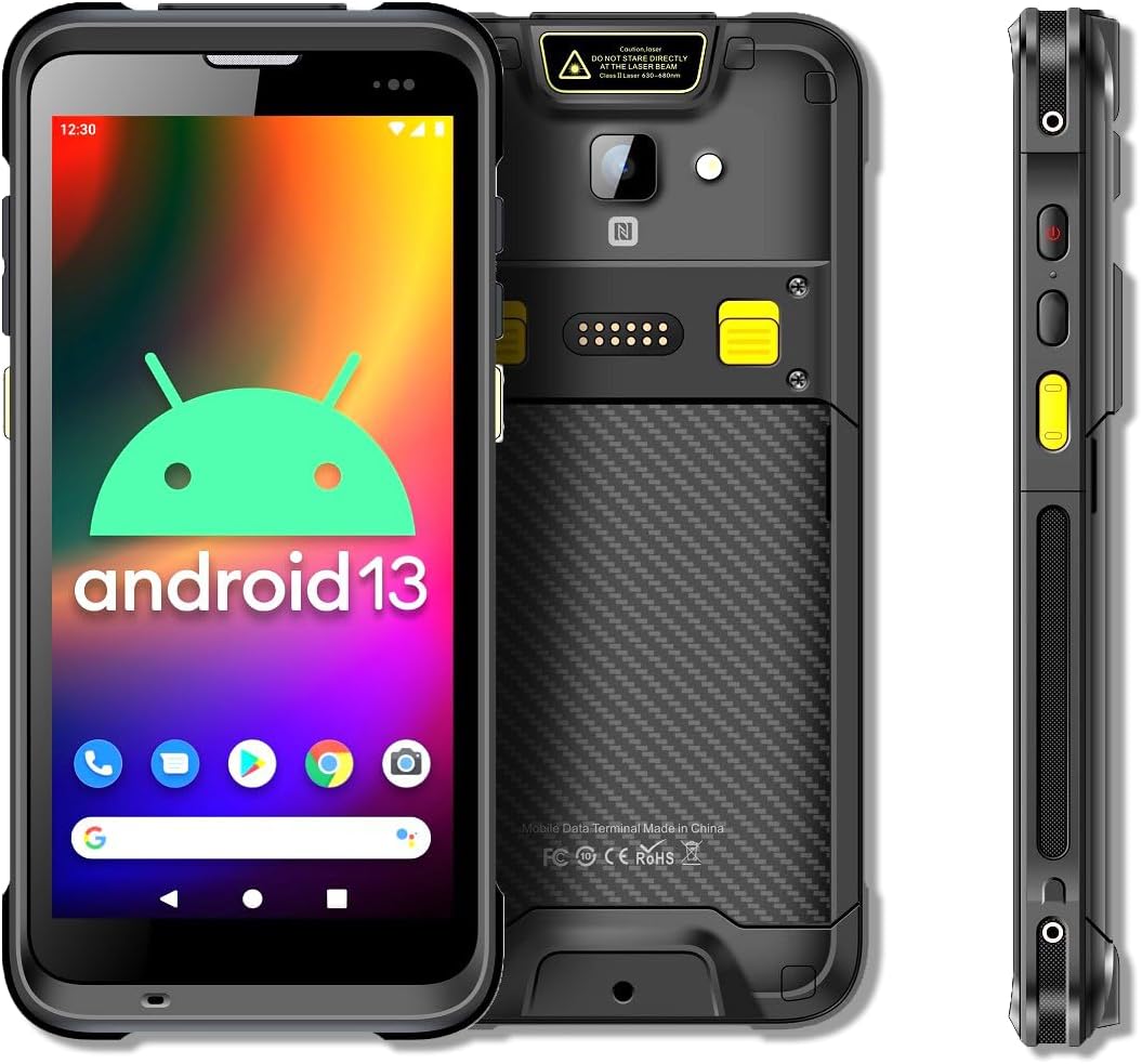 Chainway C66 – Escáner inalámbrico de código de barras de mano Android, Zebra SE4710 2D1DQR, Android 13, Google Play, pantalla de 5.5 pulgadas,