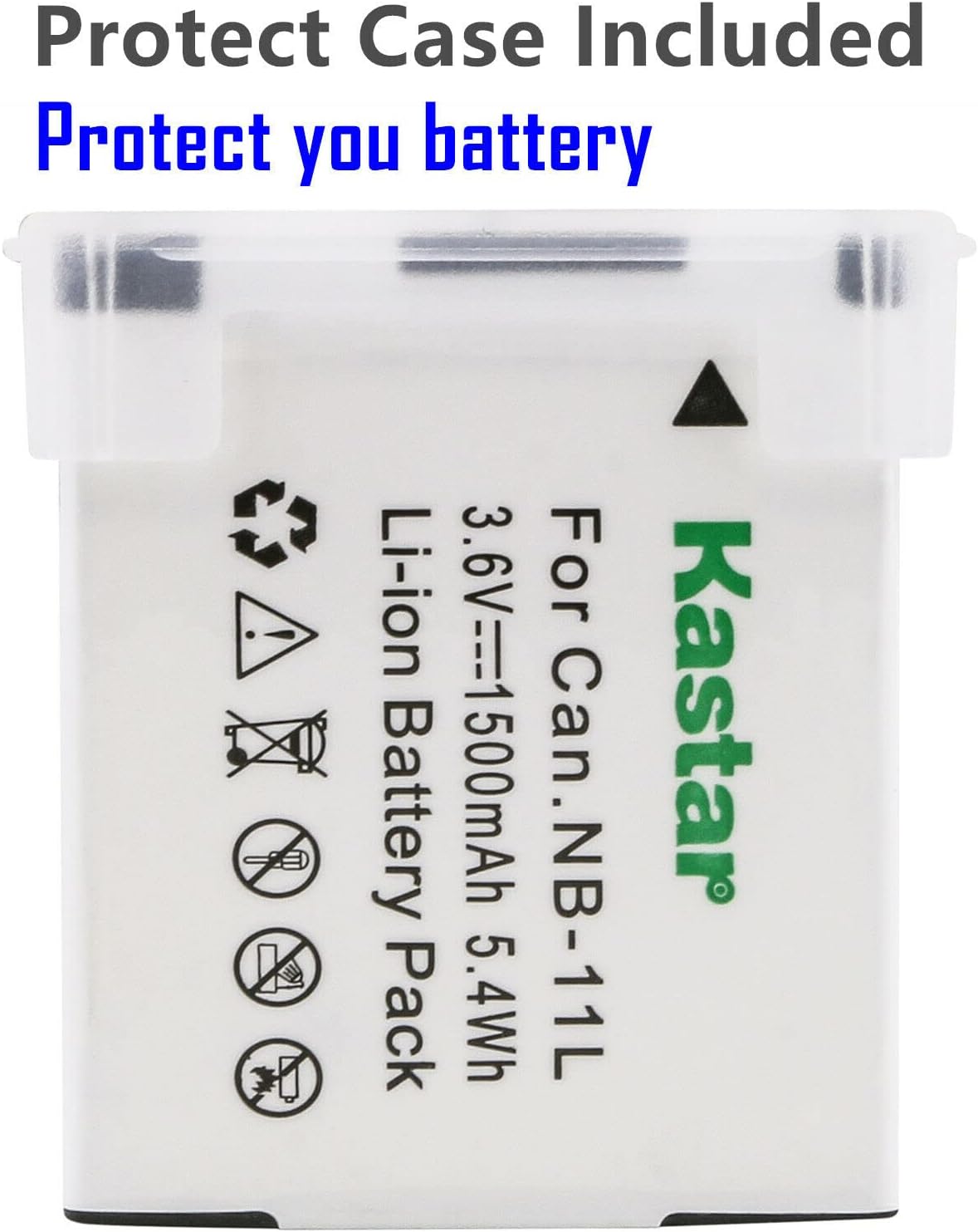 Kastar Paquete de 3 baterías NB-11L y cargador de CA LCD compatible con Canon NB-11L NB11L, NB-11LH NB11LH, Canon CB-2LD CB-2LDE, cargador CB-2LF