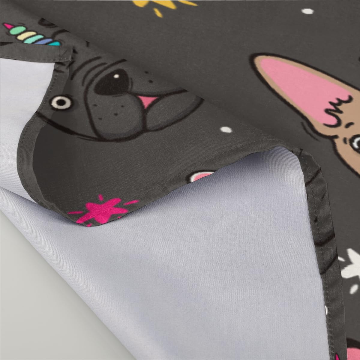Cloth Napkins Set of 4 Cute Dog 20×20 Inch Cloth Napkins Colorful Dog Washable Reusable Kitchen Dinner Napkins Table Decor for Wedding, Holiday
