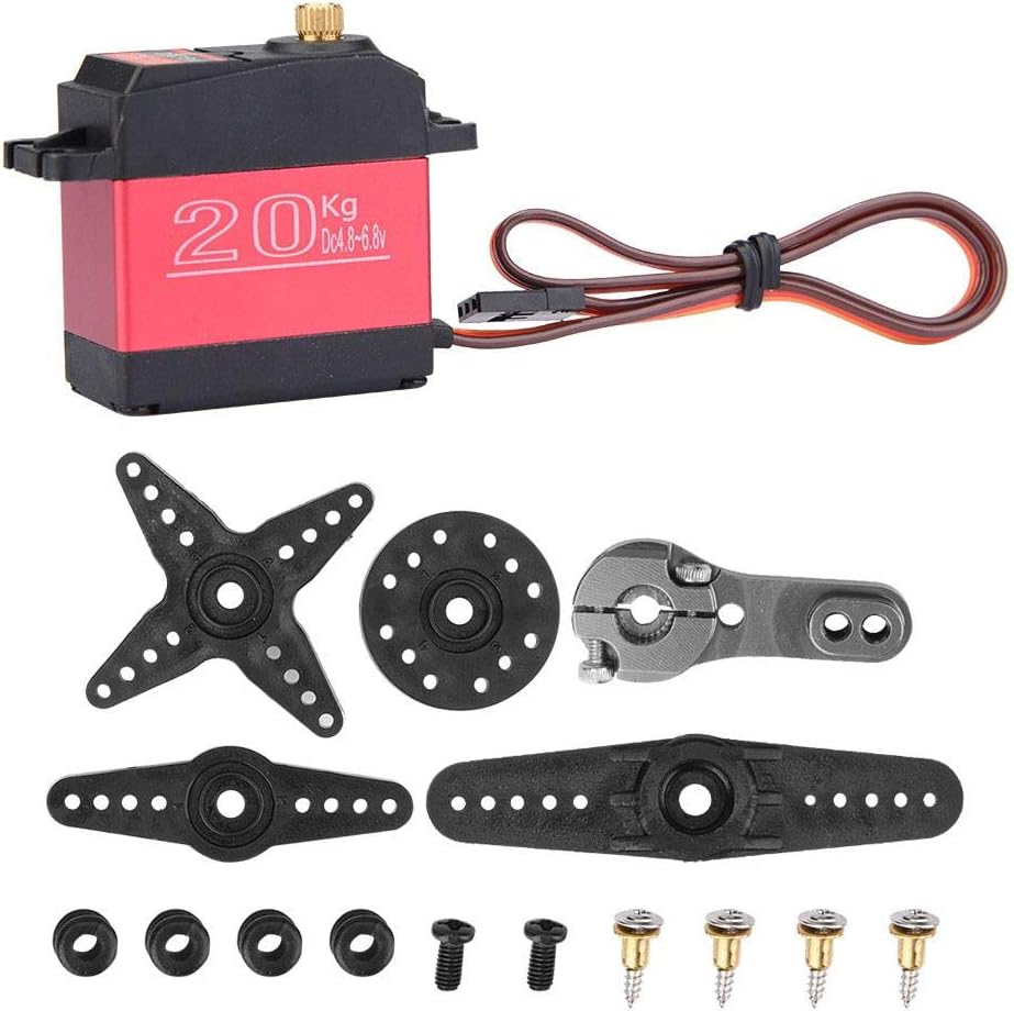 Servo a prueba de agua RC, DSSERVO 44.1 lbs 55.1 lbs Metal Gear High Torque Servo digital impermeable para amantes de RC (44.1 lbs)