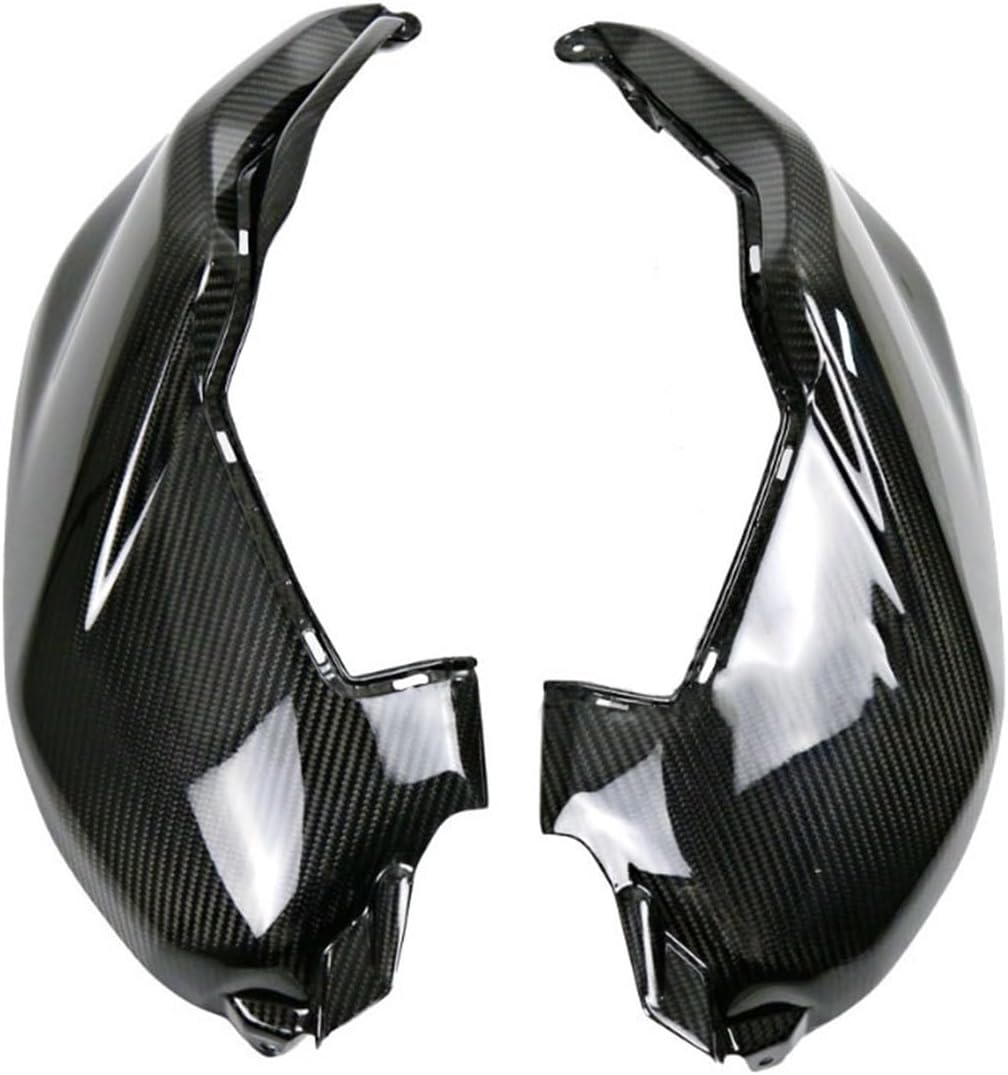 Compatible con Yamaha compatible con MT07 MT 07 2018 2019 2020 de fibra de carbono tanque de combustible panel lateral cubiertas protectores