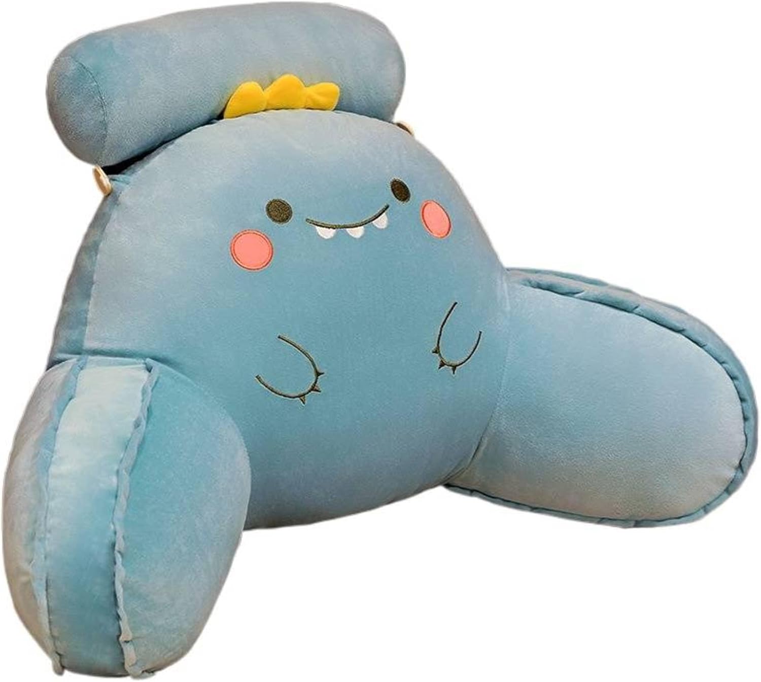Mesita de noche Tapicería Suave Respaldo grande Sofá Cojín Dormitorio Almohada Cama Lectura Cama Respaldo Madera Cojín Almohada Cojín