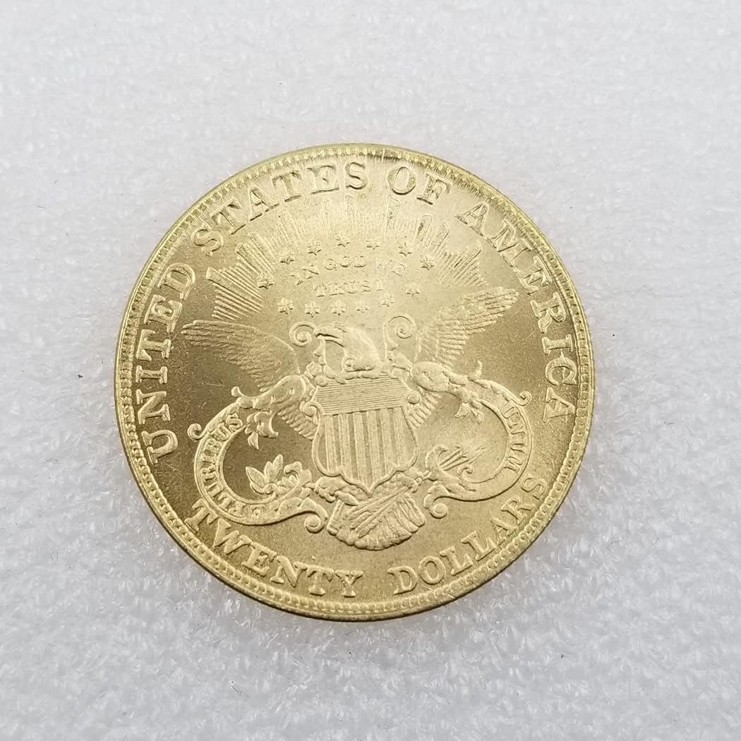 Copia 1885 Liberty Morgan Moneda de Oro Veinte Dólares-USA Moneda de Recuerdo Moneda de la suerte Moneda Hobo Moneda Morgan Dollar Replica