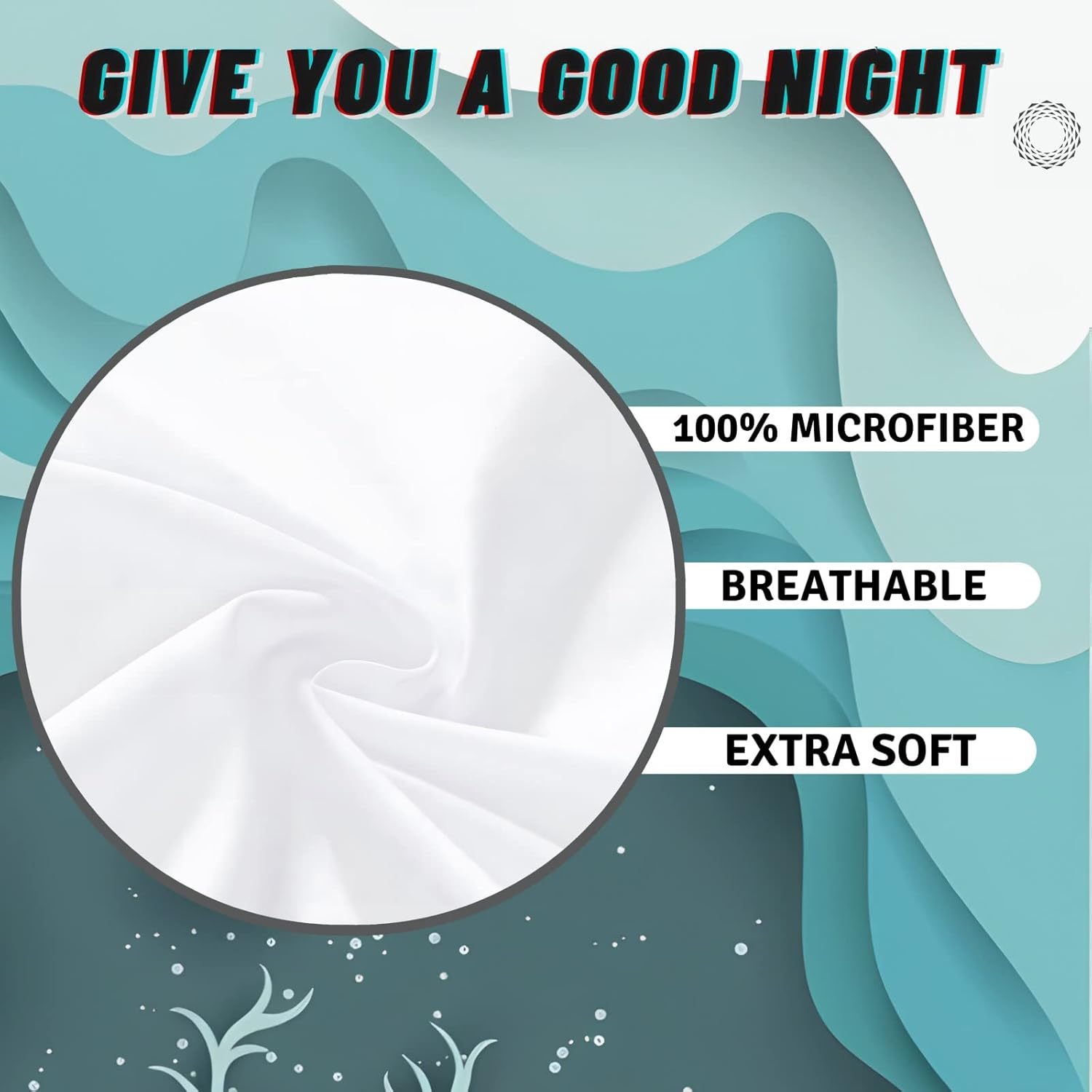 Line Sheets – Juego de sábanas de cama de flores, sábanas y fundas de almohada estampadas de 4 piezas, sábana bajera ajustable de microfibra suave