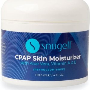 Hidratante para la piel CPAP de Snugell  Crema facial diaria con aloe vera y vitamina A y E  Sin petróleo  Sin fragancia  No grasa  Especialmente Hidratante para la piel CPAP de Snugell  Crema facial diaria con aloe vera y vitamina A y E  Sin petróleo  Sin fragancia  No grasa  Especialmente