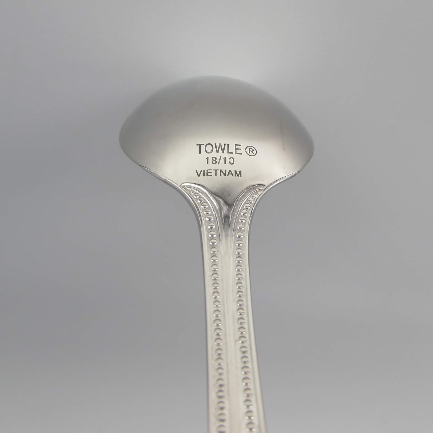Towle abalorio envejecido 1810Acero Inoxidable 614″ cucharadita (Conjunto de cuatro)